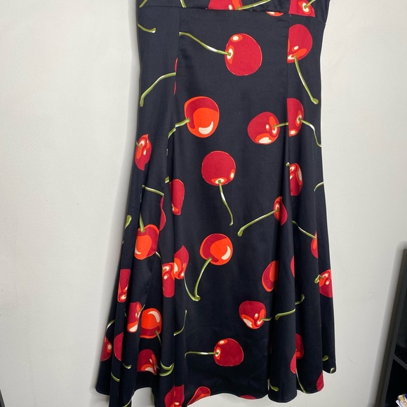 ✨NWT Collectif Regina Doll Cherry Stem Pinup Rockabilly 50s Midi Dress Small 6 - Picture 10 of 12